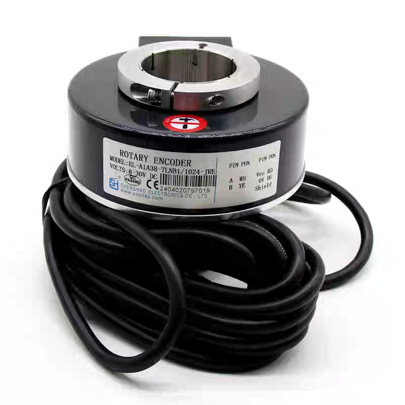 Shenghao EL-A1A38-7LNBI/1024-JRE hollow shaft encoder with cable