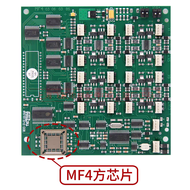 MF4 square chip version compatible with ThyssenKrupp MC2