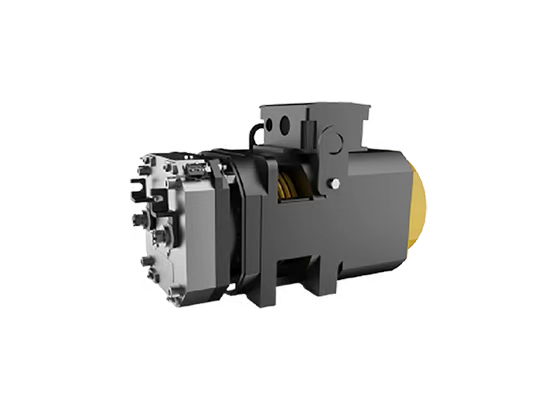 FWD GETM T series steel belt gearless traction machine - white background product photo
