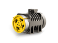 FWD GETM DS/DH flat gearless traction machine - white background product photo